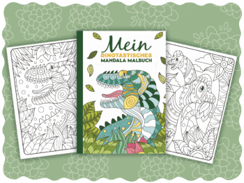 Mein dinotastisches Mandala Malbuch