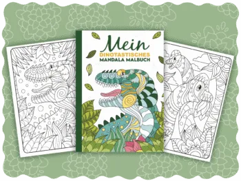 Mein dinotastisches Mandala Malbuch