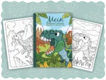 Mein dinotastisches Mandala Malbuch