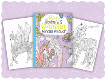 Mein fabelhaftes Einhorn Mandala Malbuch