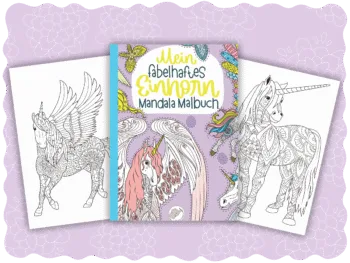 Mein fabelhaftes Einhorn Mandala Malbuch