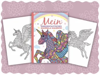 Mein einhorntastisches Mandala Malbuch