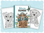Mein Hunde Mandala Malbuch