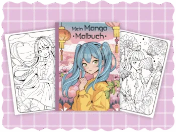 Mein Manga Malbuch