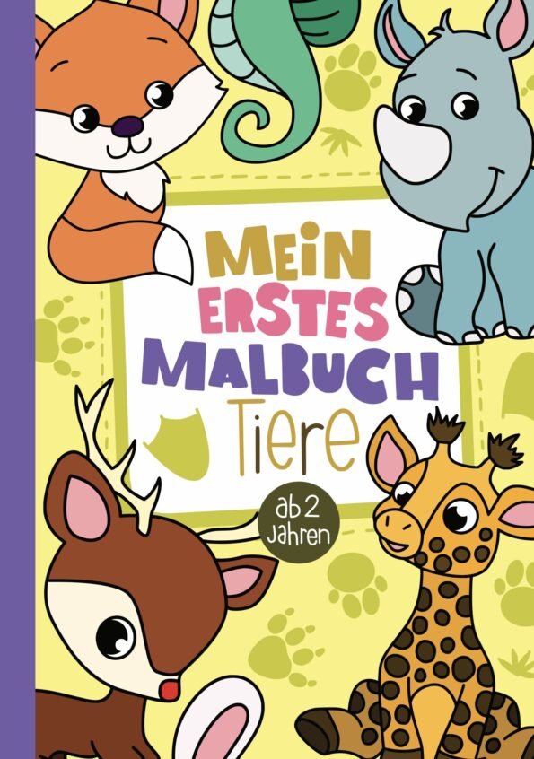 Mein erstes Malbuch Tiere ab 2 Jahren