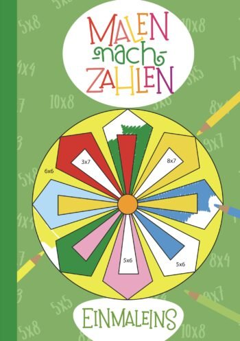 Buchcover Malen nach Zahlen Einmaleins