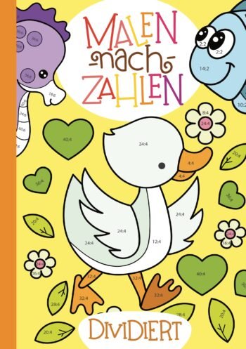 Malen nach Zahlen Buchcover mit Tierbildern