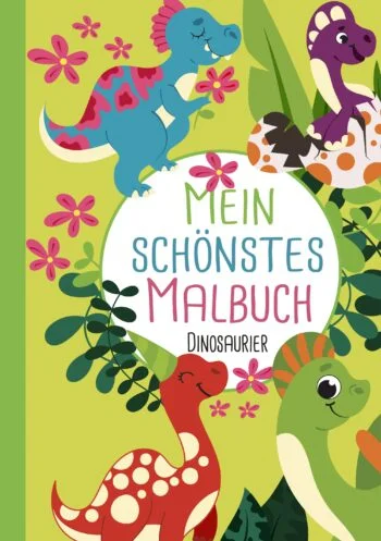 Kinder-Dinosaurier-Malbuch: Mein schönstes Malbuch