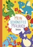 Kinder Malbuch mit Drachen.