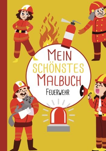 Kinder Malbuch Feuerwehr Abenteuer