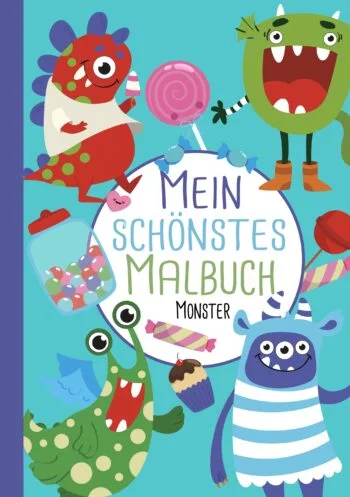 Mein Schönstes Malbuch: Monster.