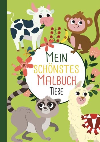 Mein schönstes Malbuch Tiere Cover