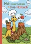 Dino-Malbuch mit lustigen Illustrationen