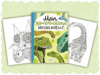 Mein gigantosaurisches Mandala Malbuch