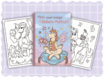 Mein super lustiges Einhorn Malbuch