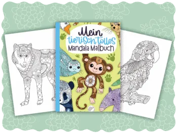Mein tierisch tolles Mandala Malbuch