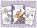 Mein lamapakatastisches Mandala Malbuch