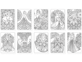 Prinzessinnen Mandalas