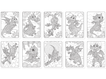 Drachen Mandalas