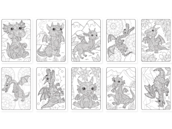 Drachen Mandalas