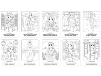 Manga Malbuch