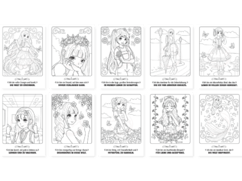 Manga Malbuch