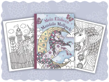 Mein Einhorn Mandala Malbuch