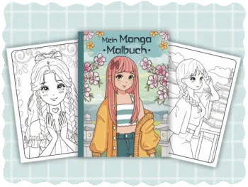 Mein Manga Malbuch