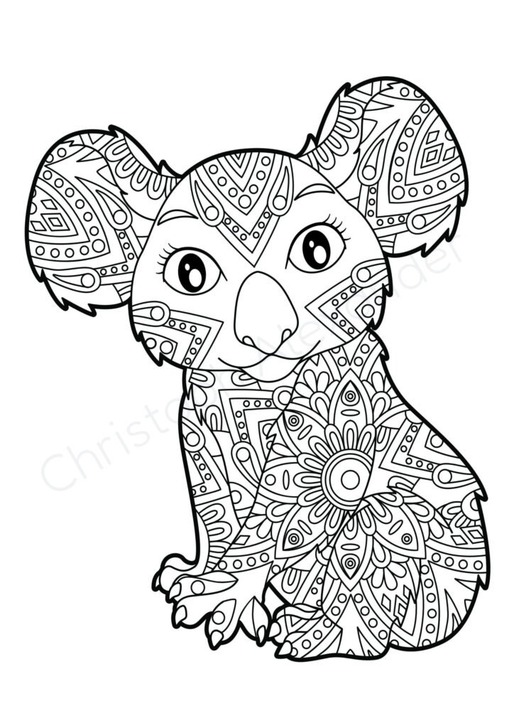 Mein Mandala Malbuch: 50 wunderschöne und einzigartige Tier - Mandalas für Kinder ab 8 Jahren zum Ausmalen und Entspannen.