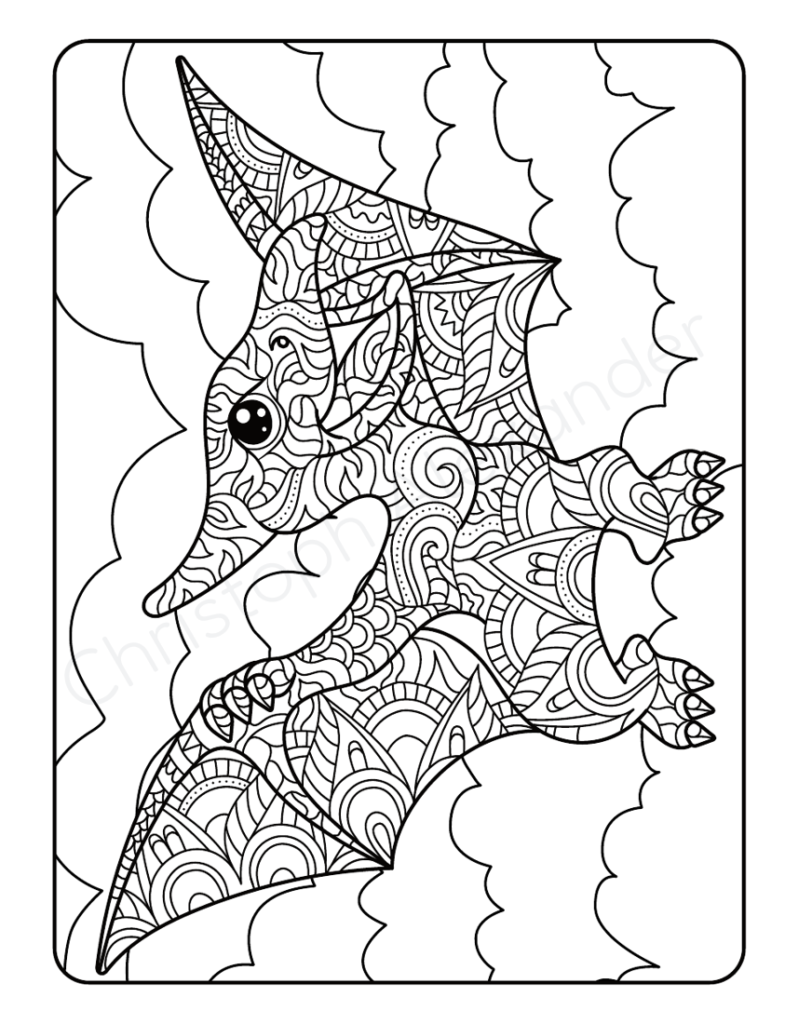 Mein dinotastisches Mandala Malbuch: 50 tolle Dino-Mandalas für Kinder zum Ausmalen und Entspannen.