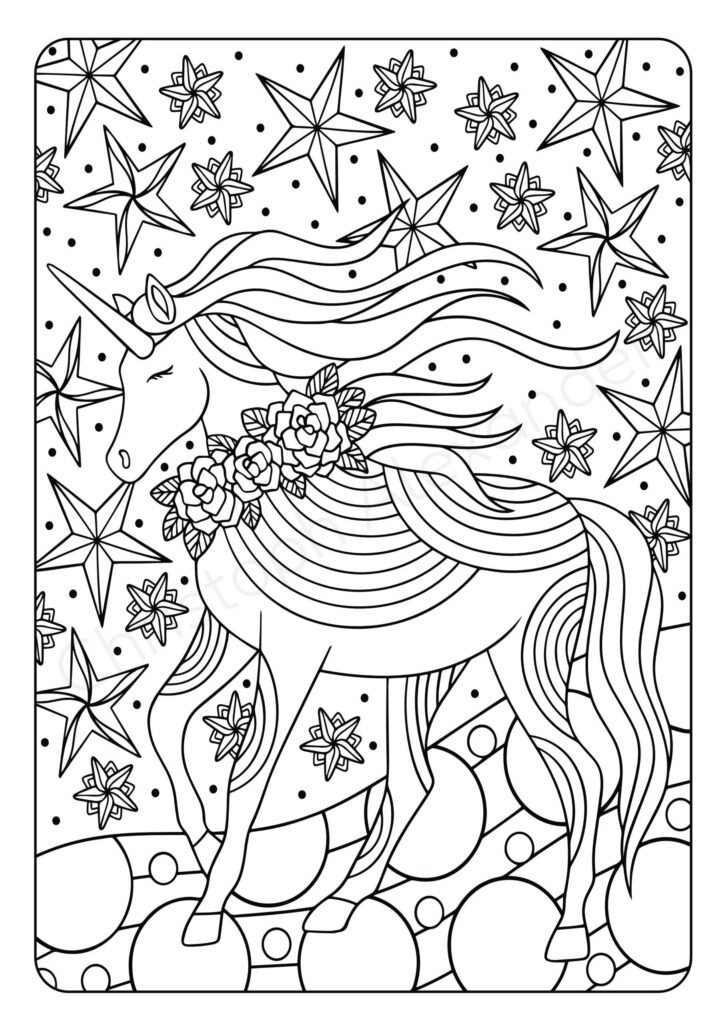 Mein einhorntastisches Mandala Malbuch: 50 wunderschöne Einhorn Mandalas für Kinder ab 8 Jahren.