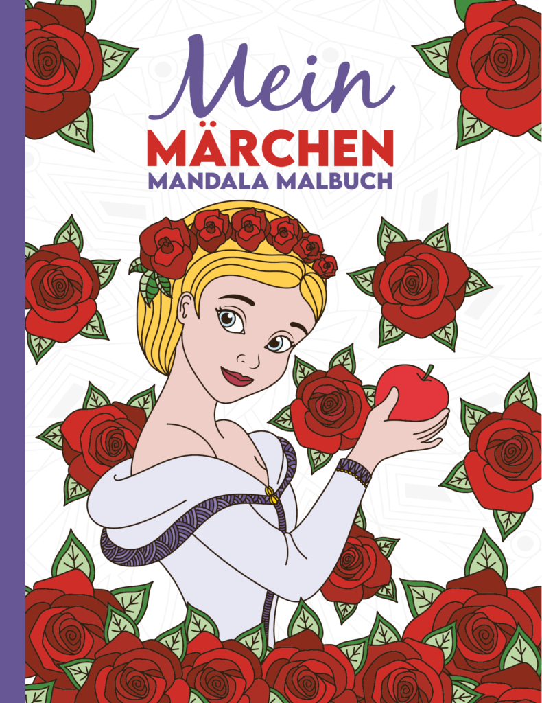 Mein Märchen Mandala Malbuch: 50 wunderschöne Märchen-Mandalas für Kinder ab 8 Jahren zum Ausmalen und Entspannen.