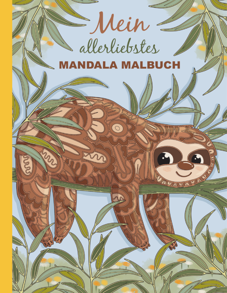Mein allerliebstes Mandala Malbuch: 50 wunderschöne Tier-Mandalas für Kinder ab 6 Jahren zum Ausmalen und Entspannen.
