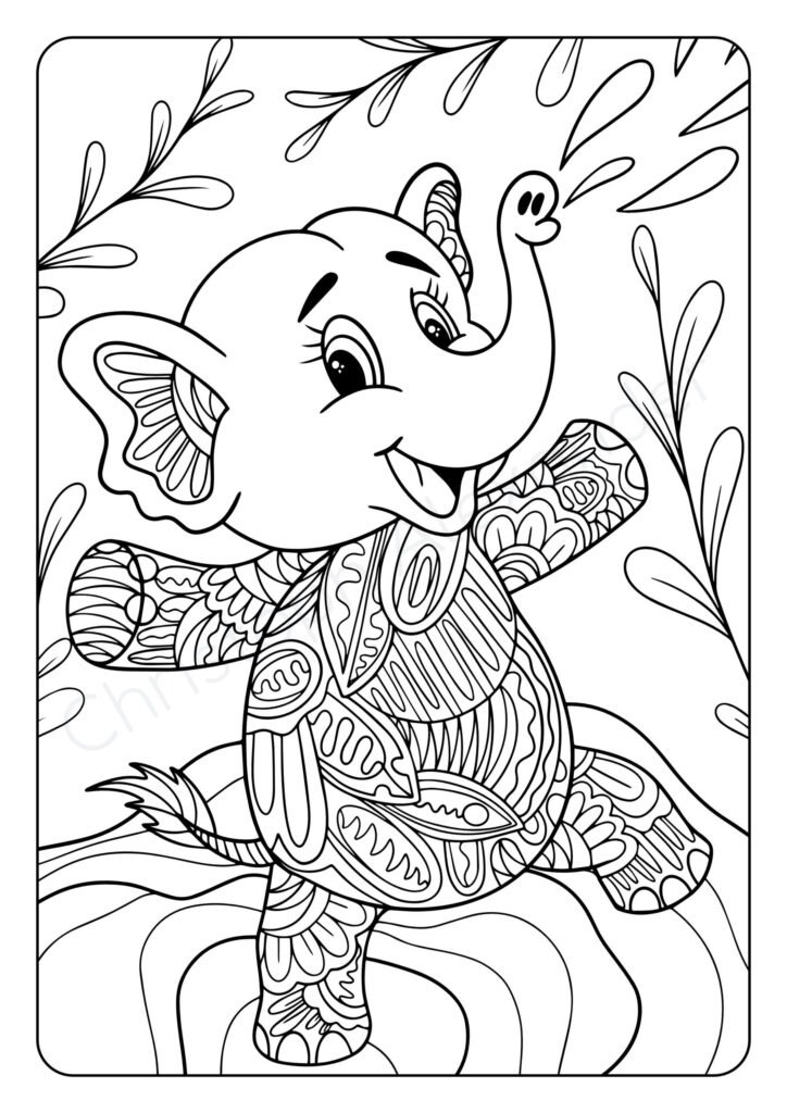 Mein allerliebstes Mandala Malbuch: 50 wunderschöne Tier-Mandalas für Kinder ab 6 Jahren zum Ausmalen und Entspannen.