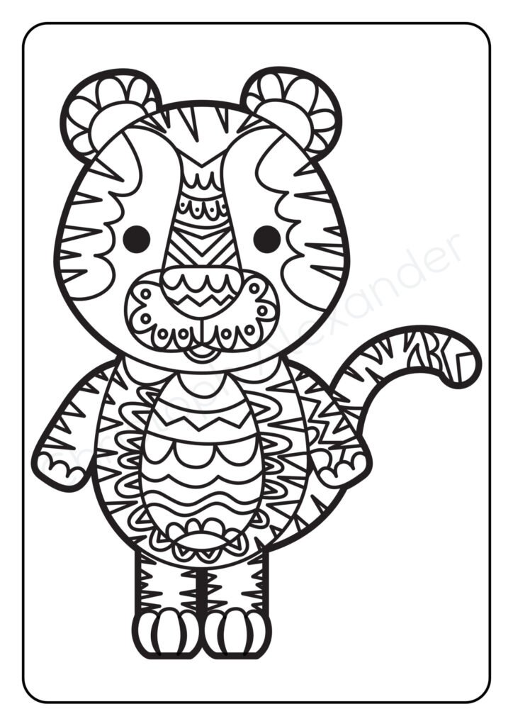 Mein erstes Mandala Malbuch: 50 wunderschöne Tier-Mandalas für Kinder ab 3 Jahren zum Ausmalen und Entspannen.