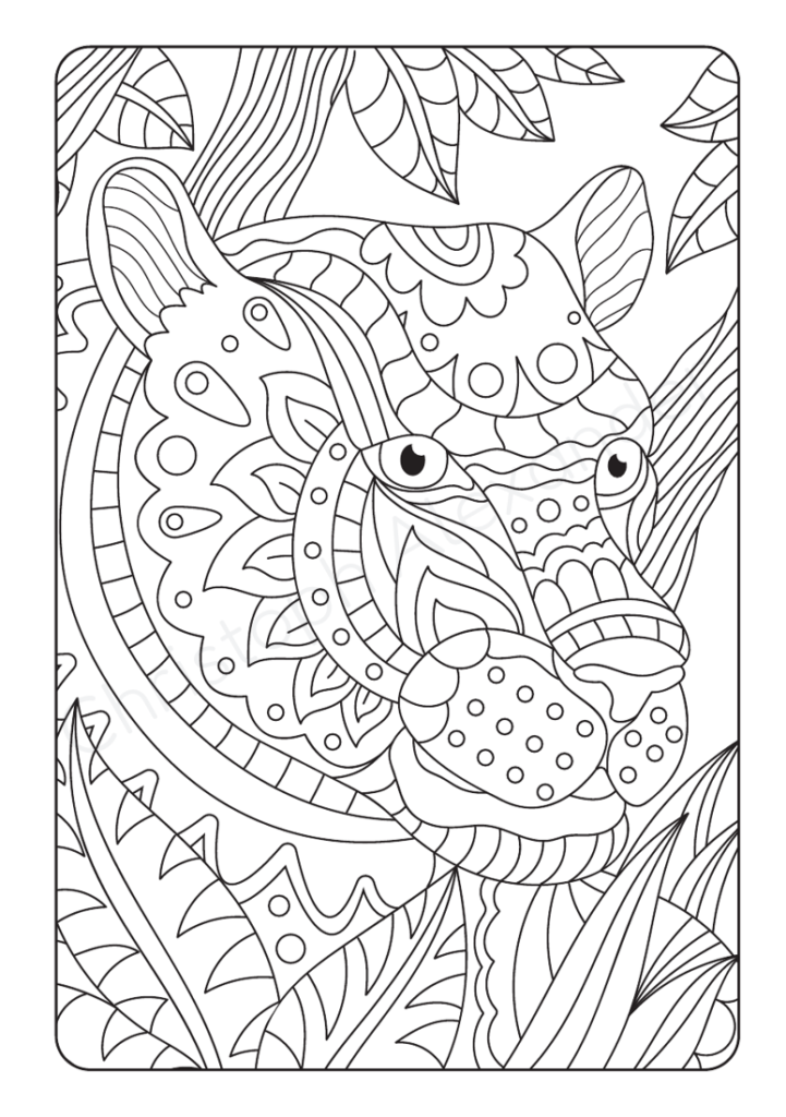 Tierwelten: 50 einzigartige Mandala-Tiere in der Wildnis. Ein Mandala-Malbuch für Kinder ab 8 Jahren und älter zum Ausmalen und Entspannen.