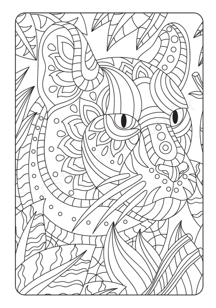 Tierwelten: 50 einzigartige Mandala-Tiere in der Wildnis. Ein Mandala-Malbuch für Kinder ab 8 Jahren und älter zum Ausmalen und Entspannen.