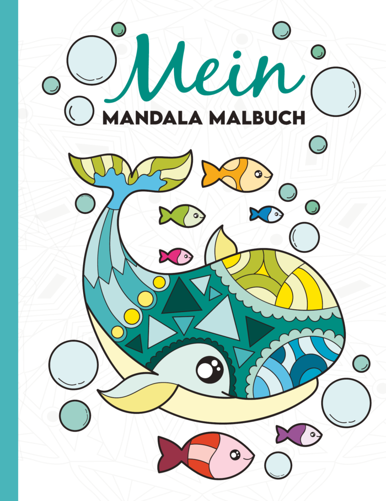 Mein Mandala Malbuch: 50 wunderschöne Tier-Mandalas für Kinder ab 3 Jahren zum Ausmalen und Entspannen.