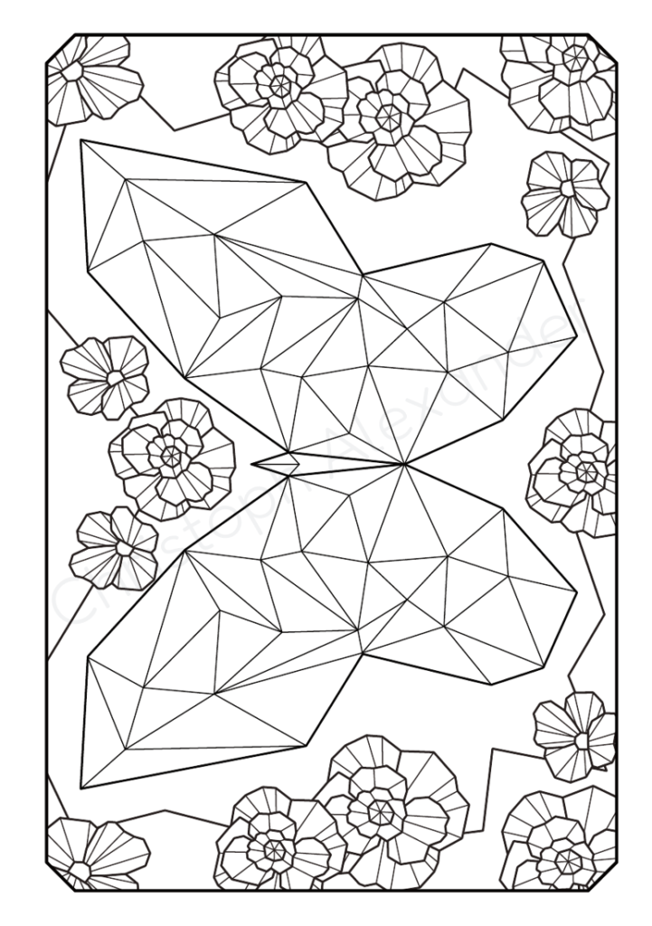 Polygone Magie: Das etwas andere Malbuch mit 55 tollen polygonen Tieren für Kinder ab 10+ Jahren zum Ausmalen und als Kopiervorlage für PädagogInnen.