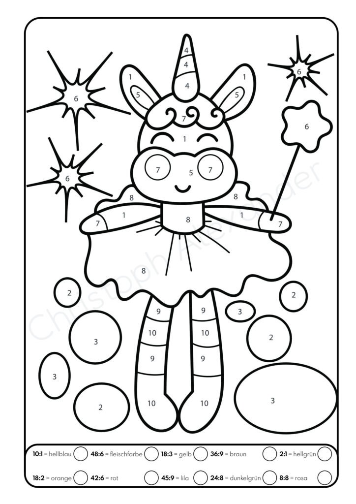 Malen nach Zahlen: Das kleine Einmaleins mit tollen Tiermotiven trainieren. (Rechenfreude, Band 5)