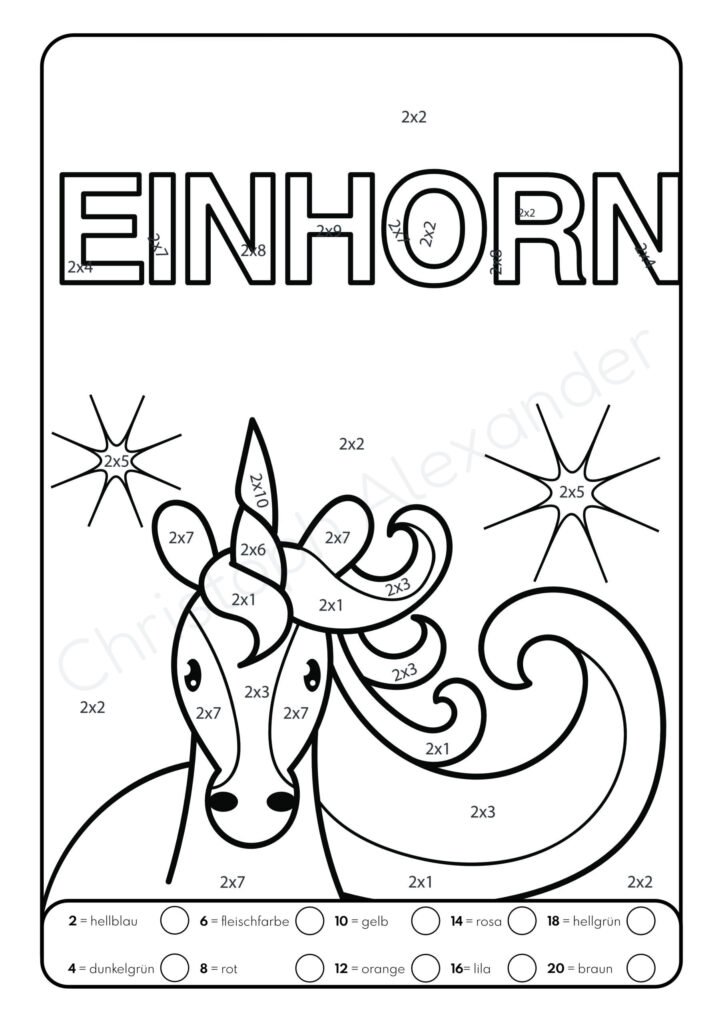 Malen nach Zahlen: Das kleine Einmaleins mit tollen Tiermotiven trainieren. (Rechenfreude, Band 5)