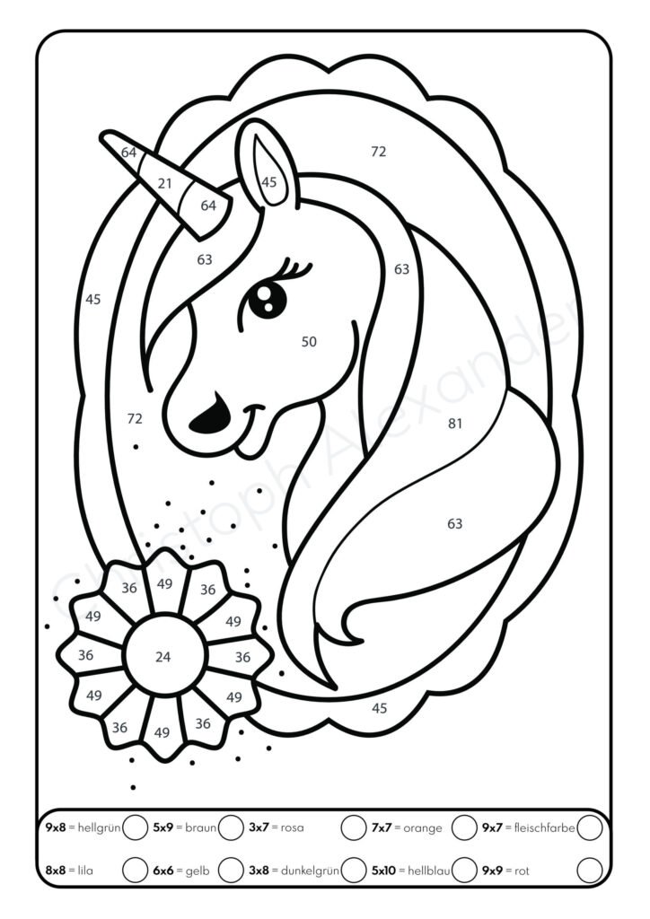 Malen nach Zahlen: Das kleine Einmaleins mit tollen Tiermotiven trainieren. (Rechenfreude, Band 5)