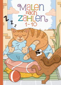 Malen nach Zahlen: Spielerisch Zahlen lernen mit super lustigen Tieren.