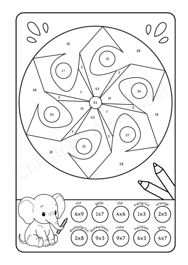 Mathe Mandalas: Das kleine Einmaleins mit tollen Rechenmandalas trainieren!