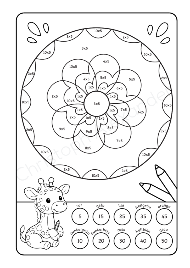 Mathe Mandalas: Das kleine Einmaleins mit tollen Rechenmandalas trainieren!