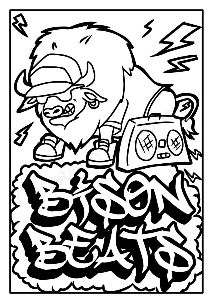 #Graffiti: Das super coole Malbuch mit 50 "Swagimals" für Kinder ab 8 Jahren
