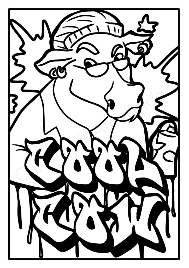 #Graffiti: Das super coole Malbuch mit 50 "Swagimals" für Kinder ab 8 Jahren