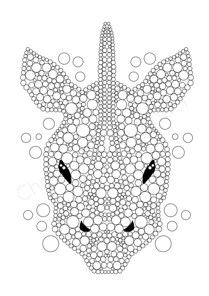 Zirkuläre Magie: Das etwas andere Malbuch mit 50 Tiergesichtern im einzigartigen zirkulären Stil.