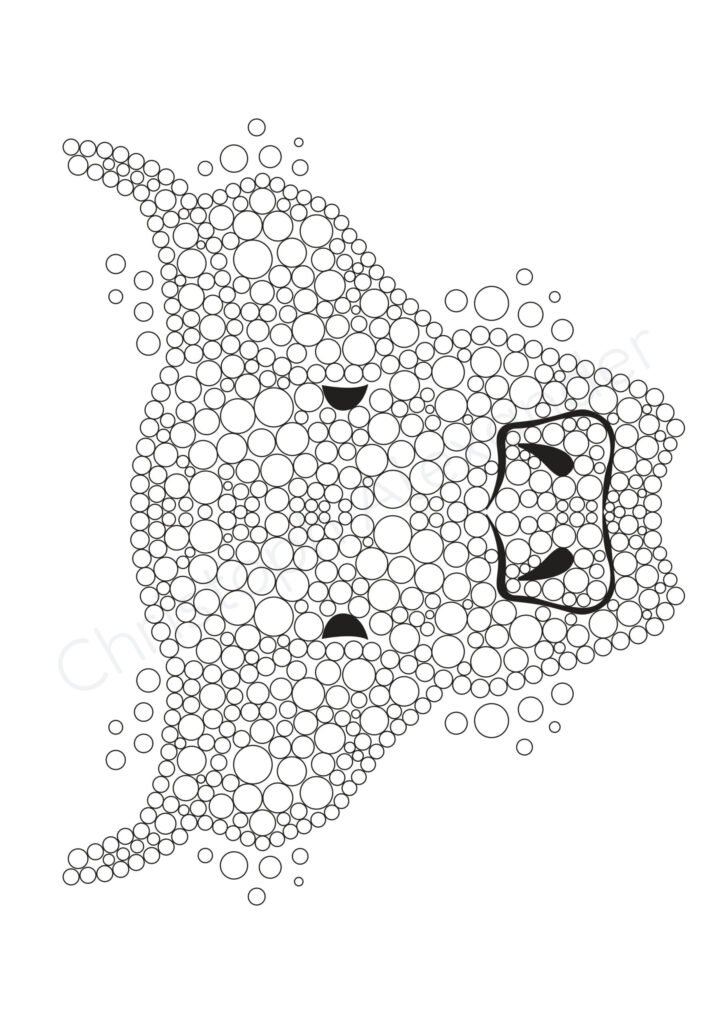 Zirkuläre Magie: Das etwas andere Malbuch mit 50 Tiergesichtern im einzigartigen zirkulären Stil. (Zirkuläre Kunst, Band 1)