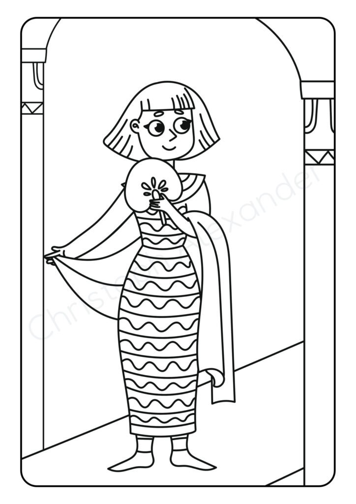 Mein schönstes Malbuch: 50 wunderschöne Ägypten-Motive zum Ausmalen für Kinder ab 3 Jahren.